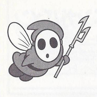 A Beezo from Super Mario Bros. 2.