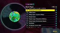The disc for the song "Void Kong Confrontation" in Donkey Kong Bananza
