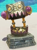 A Statue from Donkey Kong Bananza: DK Island & Emerald Rush