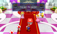 Mario obtains the Battle Guide