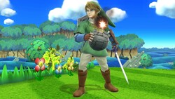 Link's Bomb in Super Smash Bros. for Wii U.