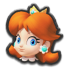 Daisy's head icon in Mario Kart 8