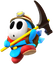 Light-blue Shy Guy (Explorer) from Mario Kart Tour