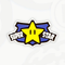 A sticker in Mario Kart World