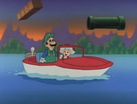 The Mushroom Sea in The Adventures of Super Mario Bros. 3