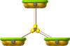 Sprite of a Paddle Platform from New Super Mario Bros. 2.