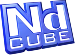 Former company logo for video game developer NDcube