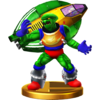 Pico trophy from Super Smash Bros. for Wii U