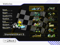 Koopa Troopa's vehicle roster in Mario Kart Wii