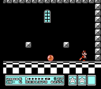 An Upside-down Magic Ball from Super Mario Bros. 3.