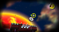 The first Green Star found in Bowser Jr.'s Boom Bunker.