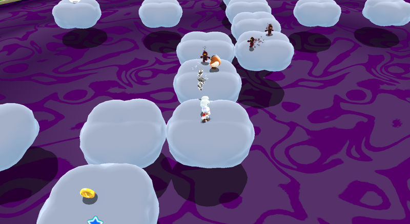 File:SMG2 Cloudy Court Silver Stars in the Purple Pond.png