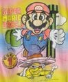 Shirt Shed Inc. t-shirt of Mario standing on top of a Rocky Wrench