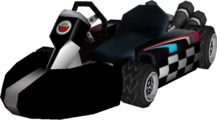 The model for King Boo's Standard Kart L from Mario Kart Wii