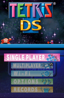 Tetris DS title screen
