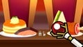 Some mandrakes changed into pancakes, fish, a sandwich and ham