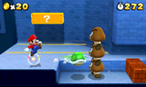 A Goomba Tower in an early version of World 1-2