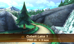 Cobalt Lake 1 overview from Mario Sports Superstars