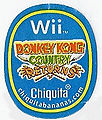 Promotional Donkey Kong Country Returns-themed Chiquita banana sticker; 2 of 2