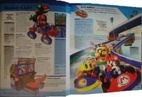 The Mario Kart page fromthe Guiness World Records 2008 Gamers Edition.