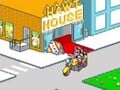 Wario arriving at the Hawt House via his motorcycle
