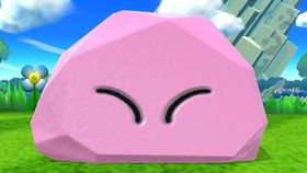 Kirby's Stone in Super Smash Bros. for Wii U.