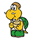 A Koopa Troopa in Paper Mario: The Origami King