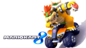 Title screen with Bowser.