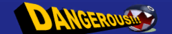 "Dangerous!!!" sponsor in Mario Kart Wii