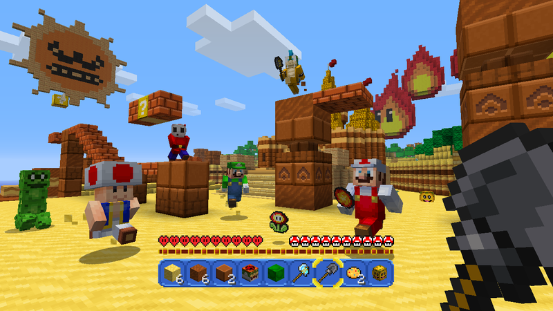 File:Minecraft - Mario Mashup screenshot3.png