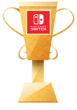 Nintendo Switch trophy from the Trophy Creator application