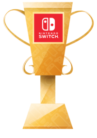 Nintendo Switch trophy from the Trophy Creator application