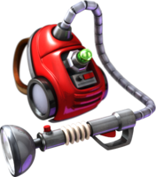 Artwork of the Poltergust 5000 in Luigi's Mansion: Dark Moon