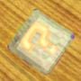 Squared screenshot of a sliding block in Super Mario Galaxy.