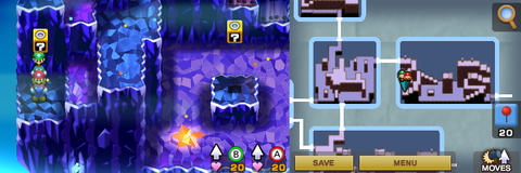 Fifth block in Stardust Fields of Mario & Luigi: Superstar Saga + Bowser's Minions.