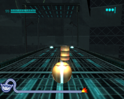 Metroid Prime 2 in WarioWare: Smooth Moves.