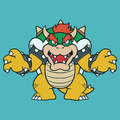 Bowser facing the front
