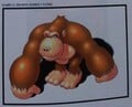 Early concept art for Donkey Kong during the design phase