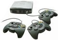 Multiplayer adapter, along with three multiplayer controllers