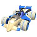 Blue Standard tires (Mario Kart Wii) on the Cream B Dasher Mk. 2