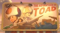 The Adventures of Toad advert in Mario Kart World