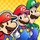 Home menu icon for Mario & Luigi: Paper Jam featuring the title characters.