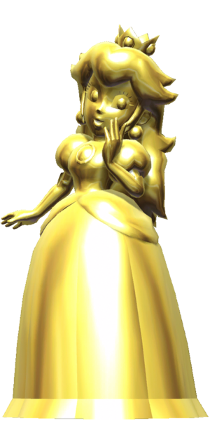 File:MP9 StepItUp GoldStatue Peach.png