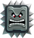 Artwork of a Thwomp from New Super Mario Bros. U