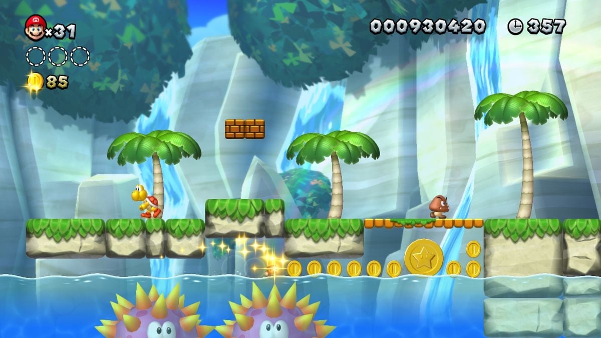 File:NSMBU Urchin Shoals Screenshot.jpg - Super Mario Wiki, the Mario ...