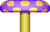 Sprite of a Seesaw Shroom from New Super Mario Bros.