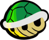 Green Shell item sticker for the Mario Strikers: Battle League trophy in the Trophy Creator application