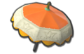 The Orange Peach Parasol in Mario Kart 8.