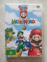 Cover for the Super Mario World: Volume 1 DVD