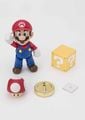 Mario comes with a coin, a Super Mushroom, and a Coin Block, but additional sets of accessories are available.